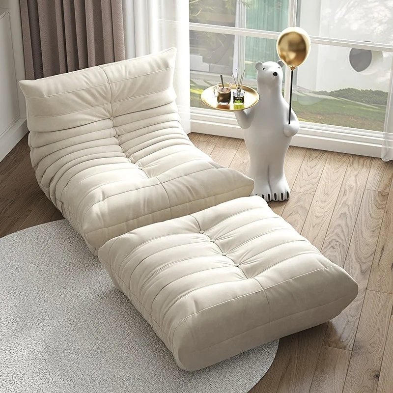 

Single Lazy Lounge Bean Bag Sofas Bedroom Tatami Comfy Puffs Bean Bag Sofas Relaxing Sofa Para Dormitorio Home Furniture WZ50SF