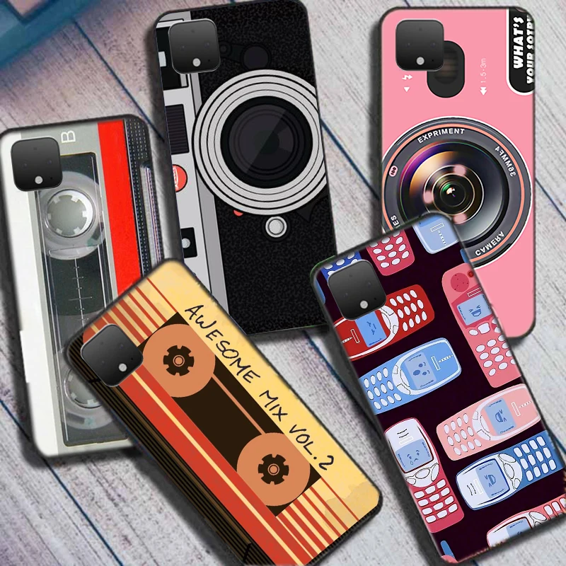 Чехол в стиле ретро с музыкой для Google Pixel 4 XL, чехол для телефона Google Pixel4XL 4 XL Pixel4 Pixel 4XL, мягкий силиконовый бампер