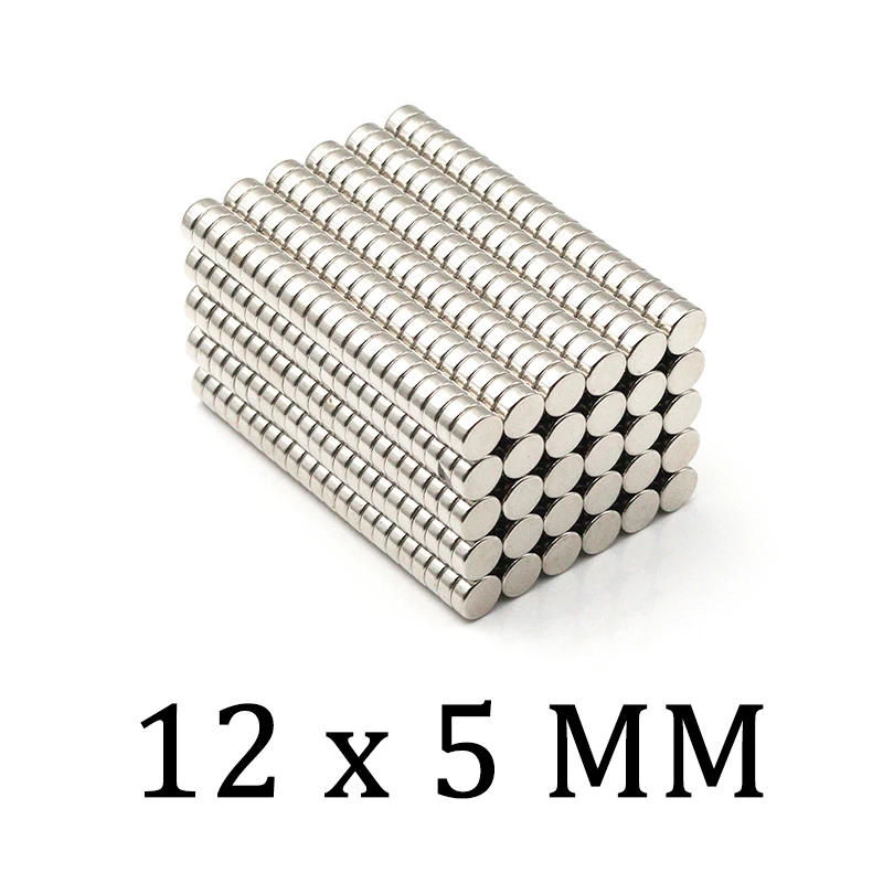 

5/10/15/20 Pcs 12x5mm Neodymium Magnet Fridge Magnet Round N35 NdFeB Magnet Super Powerful Permanent Magnetic imanes Disc