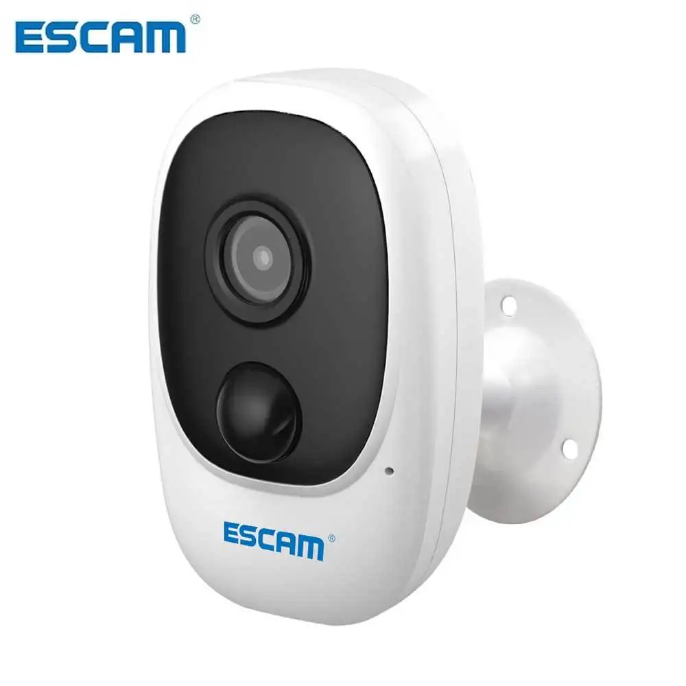 

ESCAM G08 1080P Wireless Battery Rechargeable PIR IP Camera Solar Panel Audio Card Cloud Storage Security Video Recorder