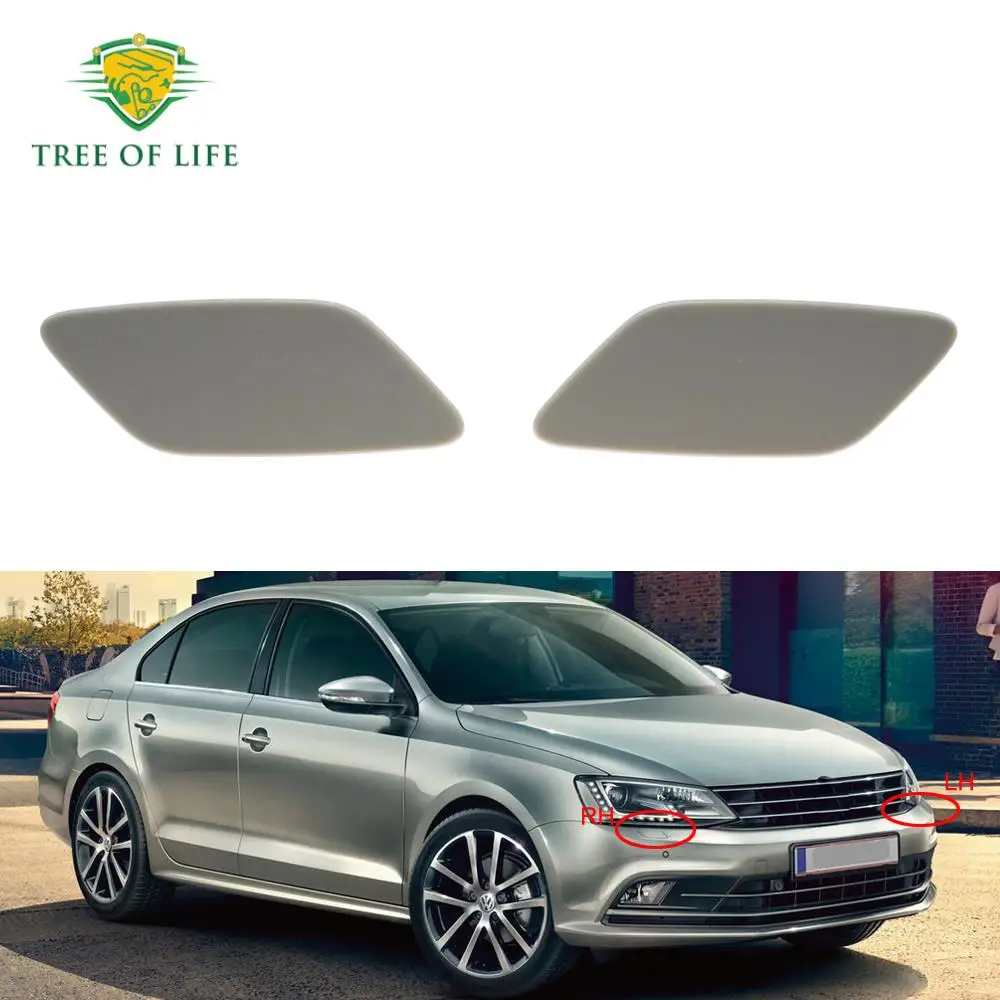 Для VW JETTA 2015 2016 2017 L &amp R передний бампер фары омыватель распылительная насадка