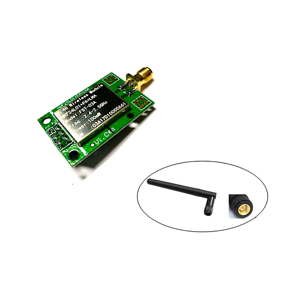 

NRF24L01 2,4G беспроводной модуль передачи данных с длинным радиусом действия FST-03A NRF24L01 PA LNA модуль приемопередатчика Wi-Fi детали для обновления пл...