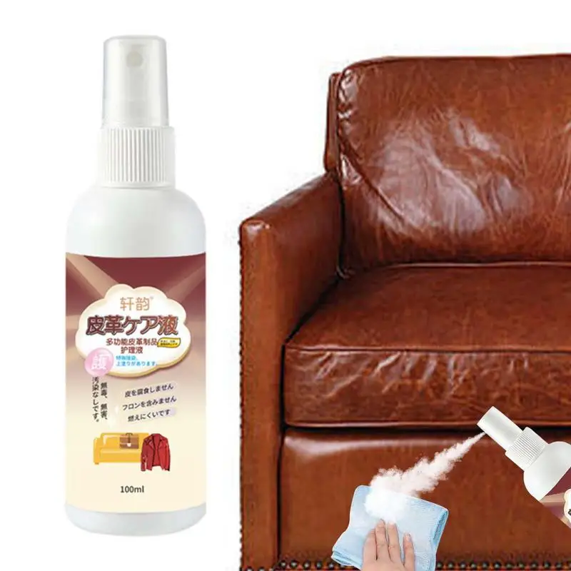 

Leather Cleaner 2-in-1 Leather Car Seats Cleaners R Clean Multifunctional Foam Cleaner Car Interior Strong Decontamination