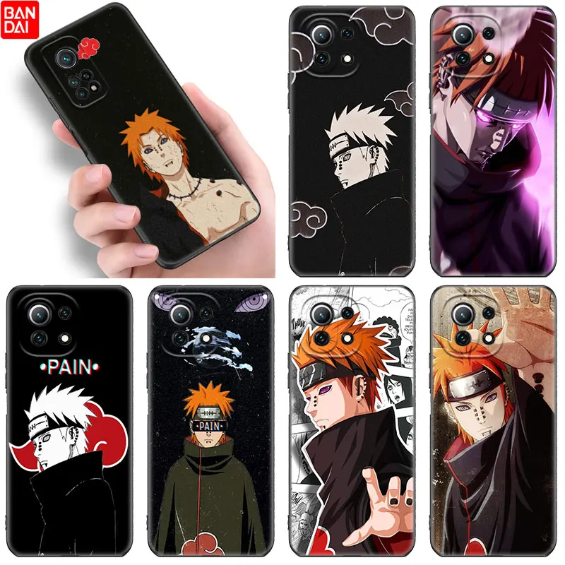 

Anime Naruto Pain Uchiha Case For Xiaomi Mi 11 Lite NE 11i 11T A3 A2 A1 10T POCO X3 NFC GT F3 M3 M4 X4 Pro 5G Black Cover