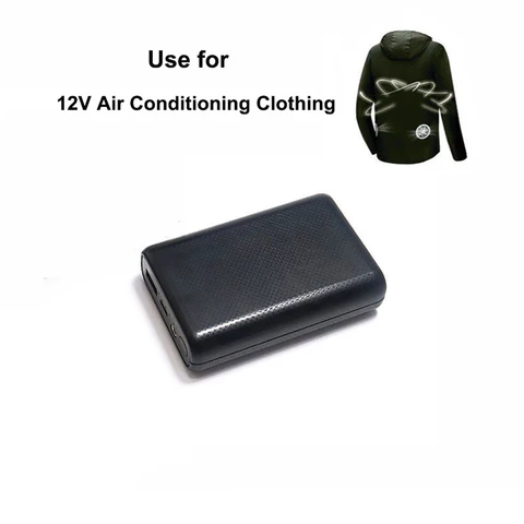 10000 мАч Power Bank 12 В постоянного тока портативное зарядное устройство Powerbank для iPhone Samsung Xiaomi крутой жилет с подогревом куртка внешний аккумулятор