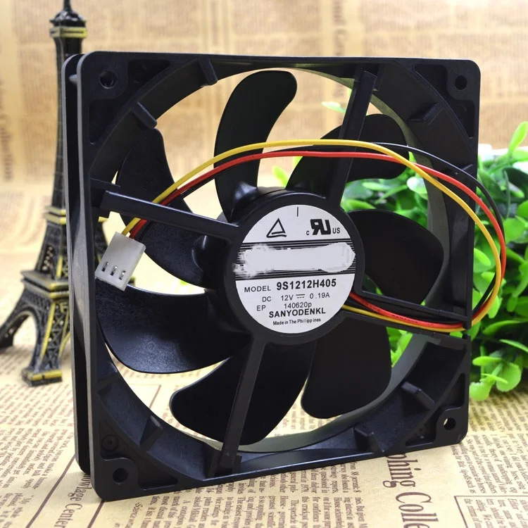 

Совершенно новый оригинальный 9S1212H405 12025 DC 12V 0.19A 12 см ультра-тихий 3-проводной охлаждающий вентилятор