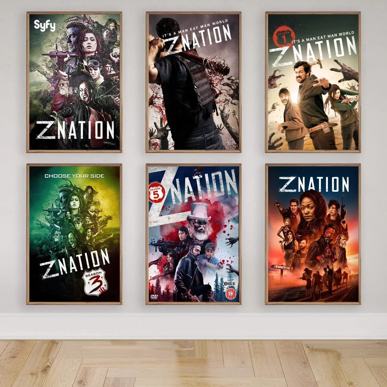 z nation Movie Canvas Art Poster and Wall Picture Print Modern Family Bedroom Decor Posters