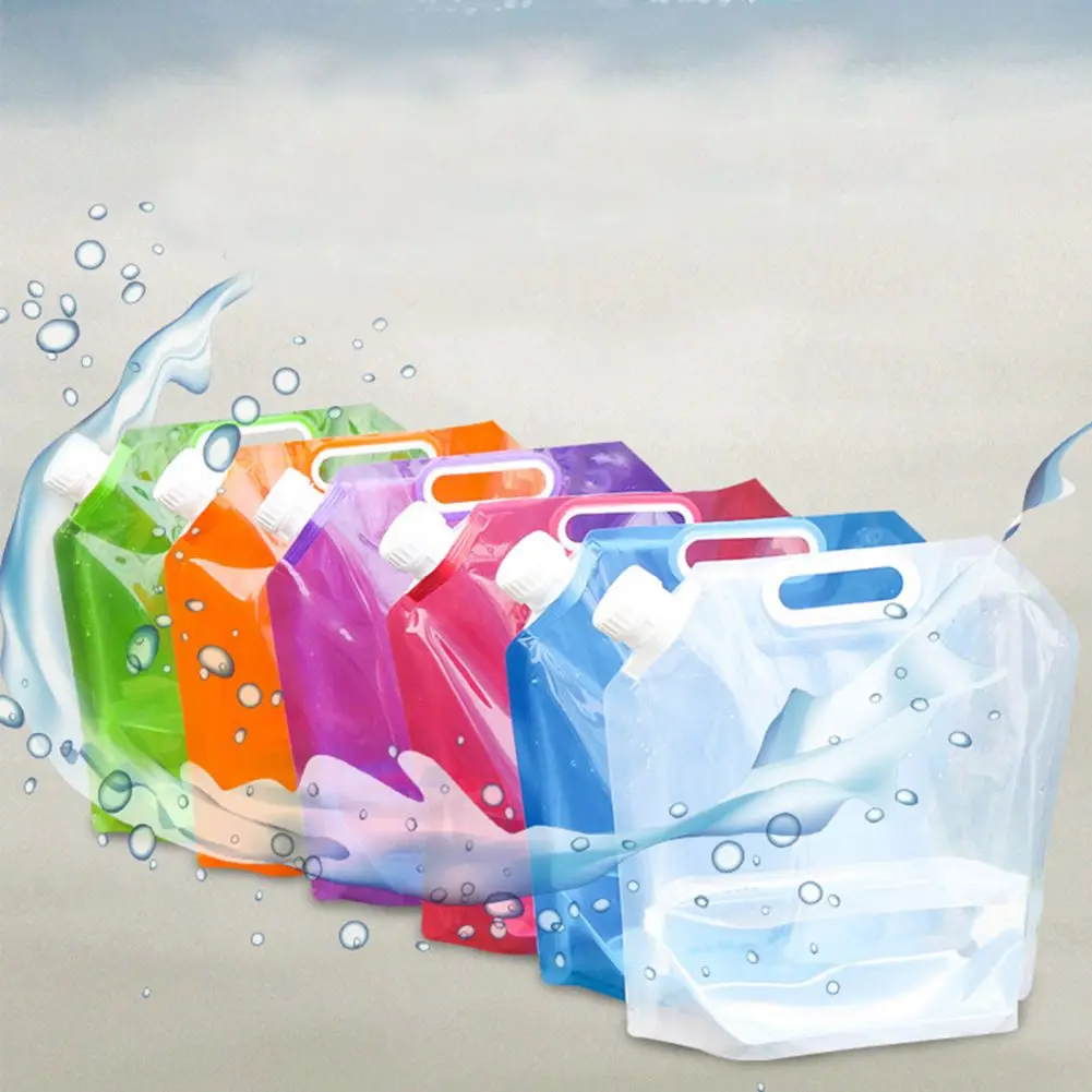 

5L Folding Water Bags Outdoor Portable Collapsible Water Container Car Drinking Carrier Container Camping Water Tank