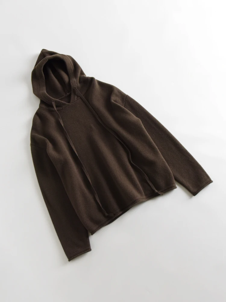 Французский sle Idle Sle с капюшоном на шнурке флисовый утолщенный мягкий клейкий