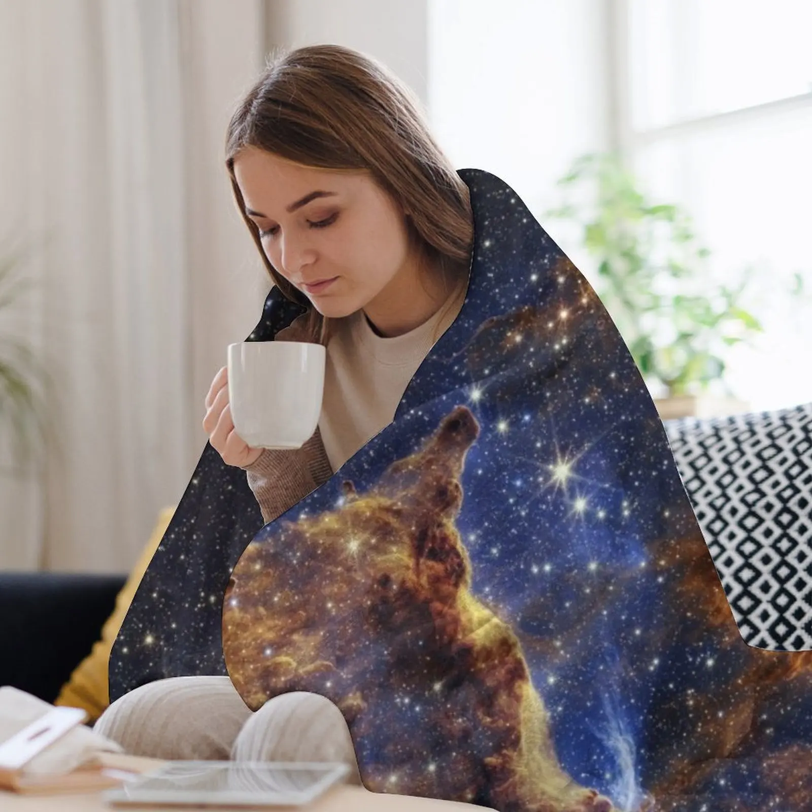 JWST Pillars of Creation 2022 (James Webb/JWST) — космический постер на науки космическое фото