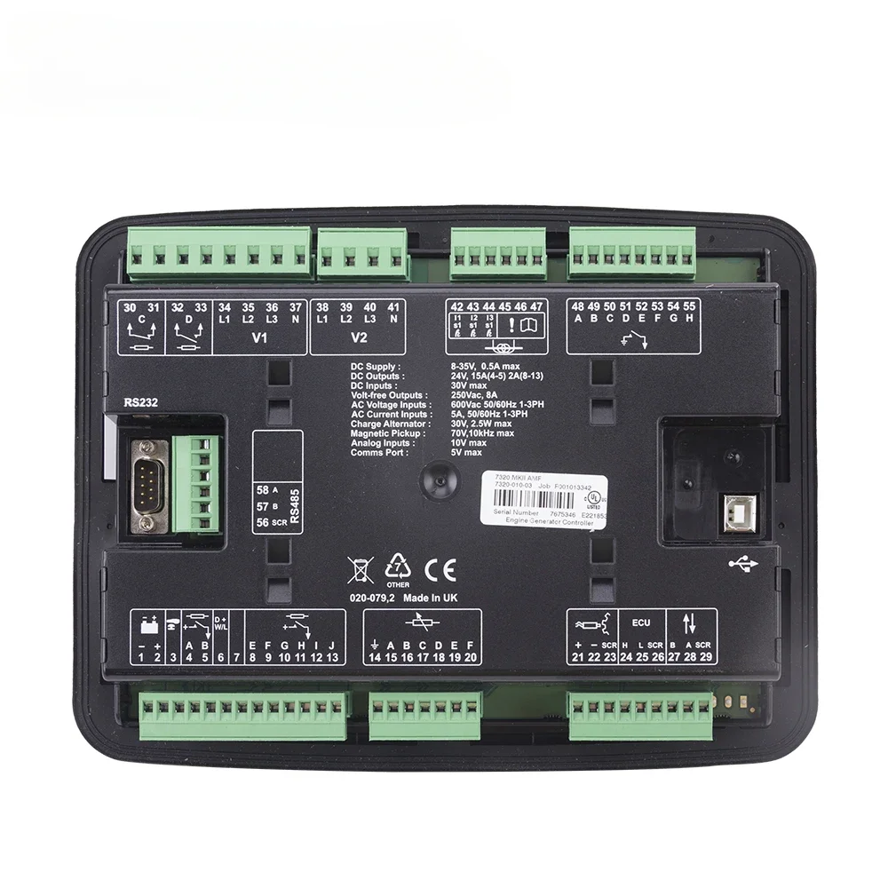 Дизельный генератор DSE7320 MKII с автоматическим запуском модуль управления