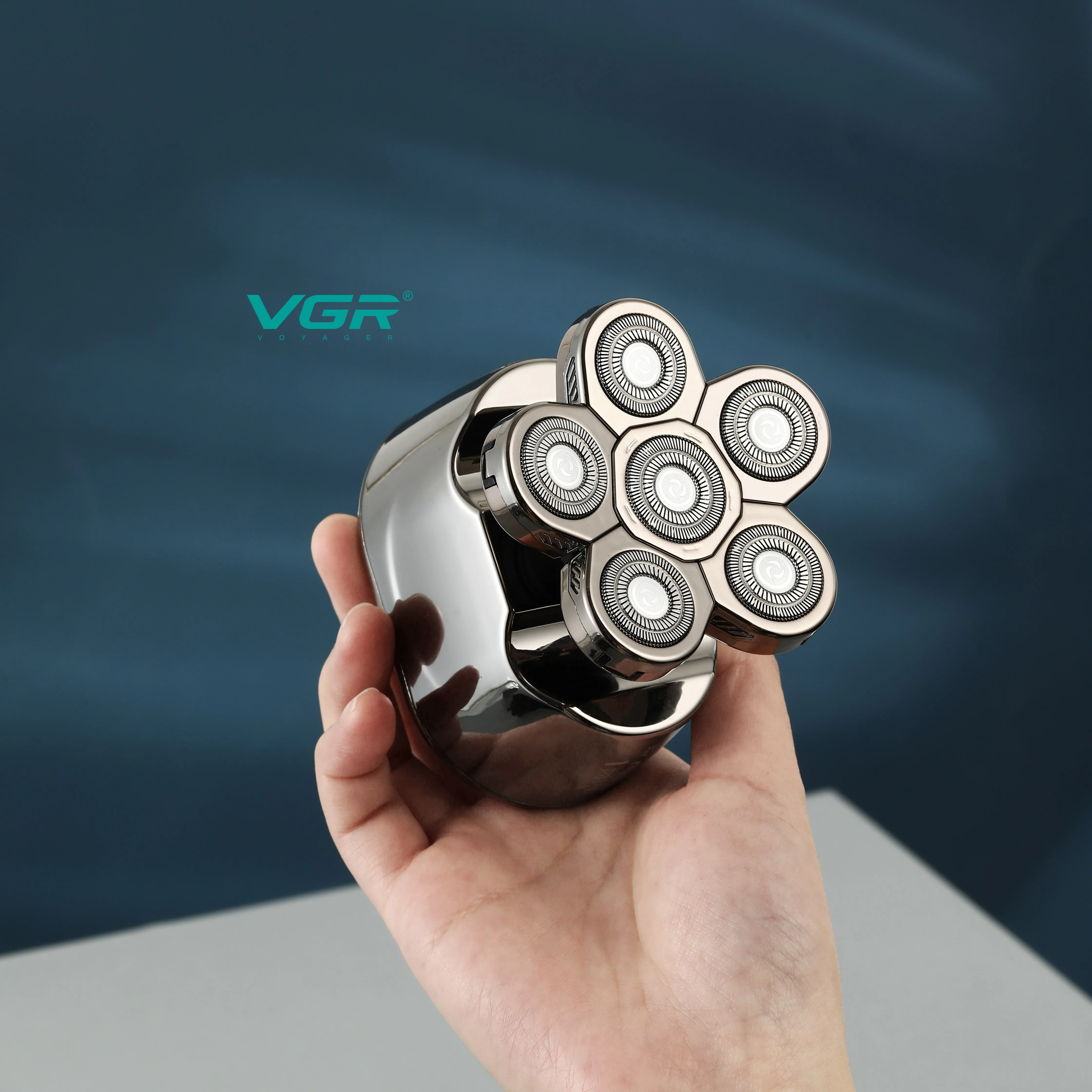 VGR Шесть бритвенных головок Электробритва для мужчин Водонепроницаемый Триммер