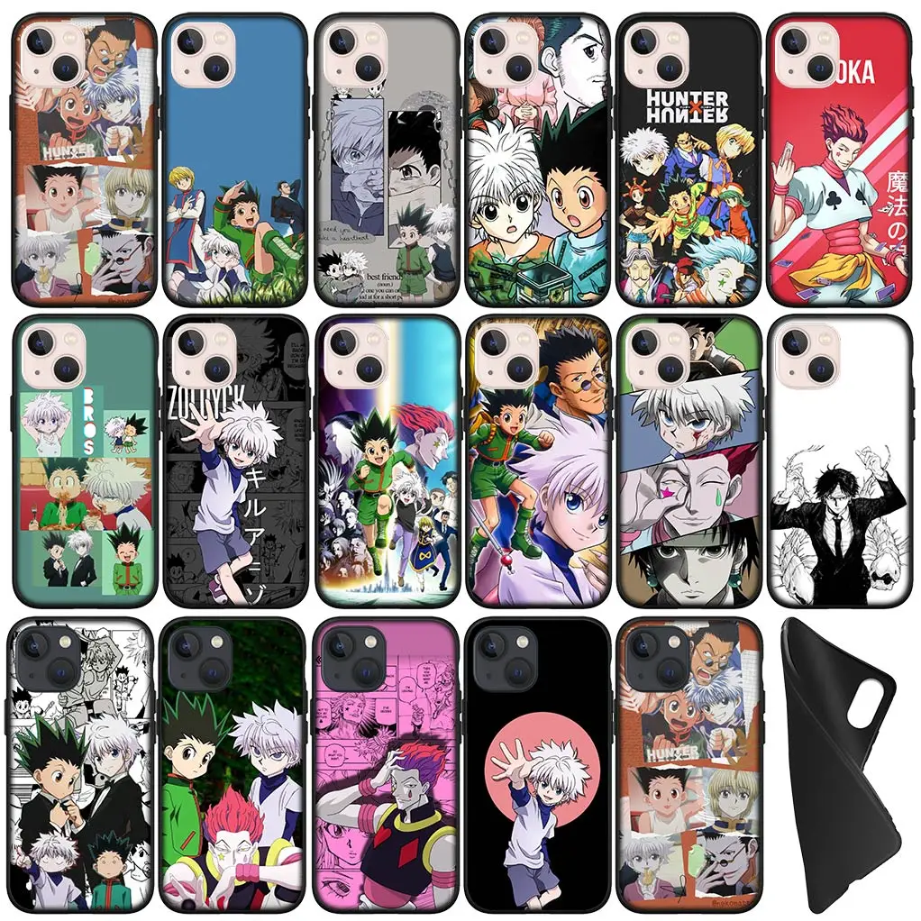 Чехол для телефона Killua Hunter X Gon Freecss Hisoka Apple iPhone 15 14 Plus 13 12 Mini Pro Max + 13Pro мягкий чехол