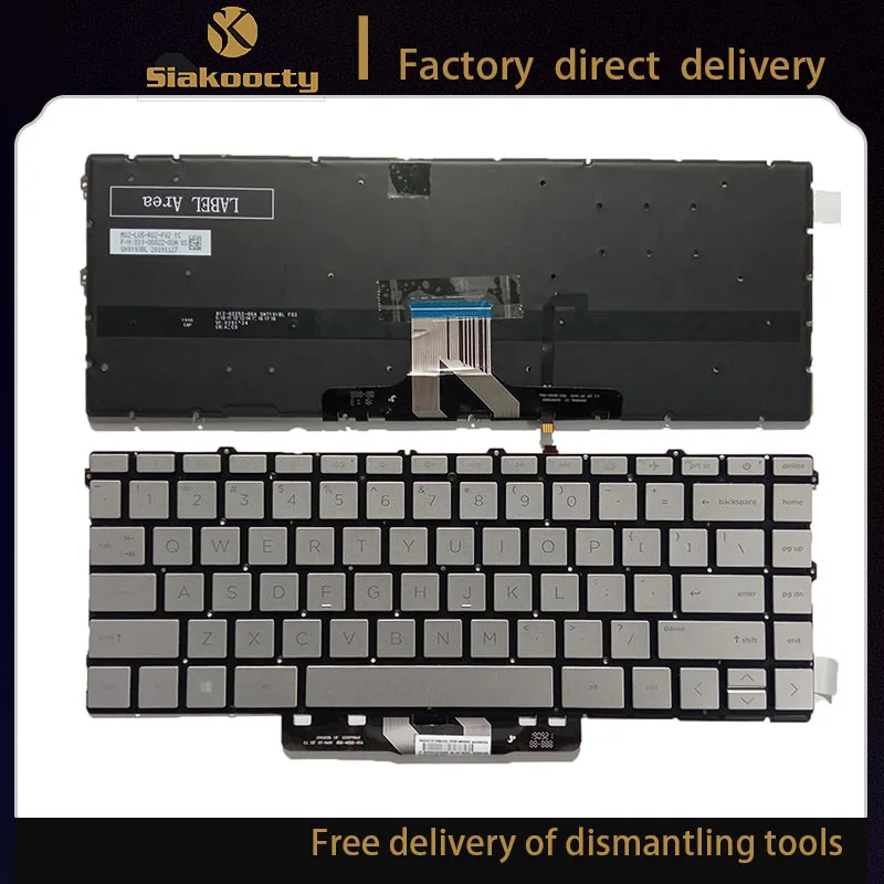 

Siakoocty New for HP 14-DW0023DX 14-DW1010WM 14-DW 14M-DW 14M-DW0013DX Keyboard US TPN-I137