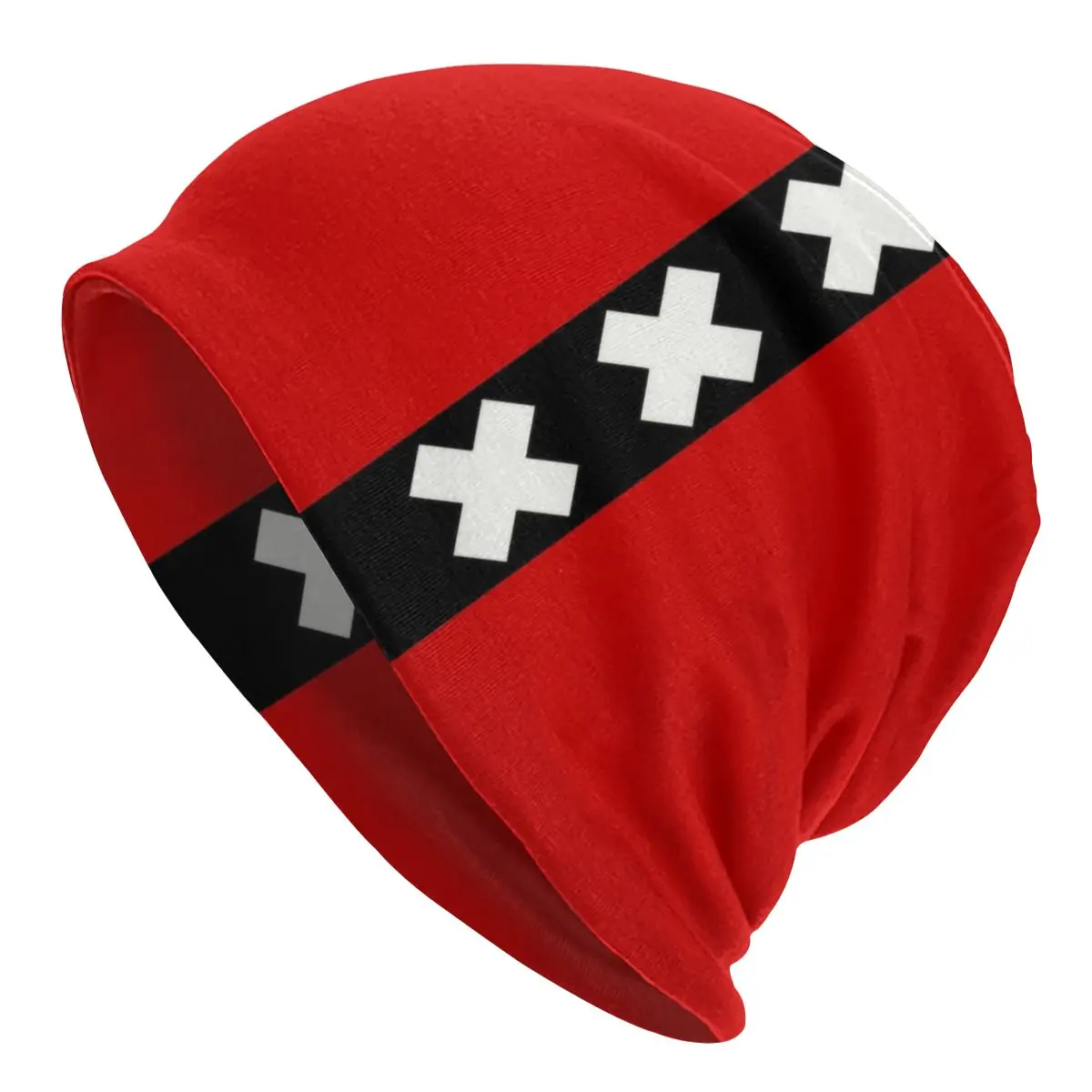 

Holland Amsterdam Flag Beanies Caps For Men Women Unisex Street Winter Warm Knitted Hat Adult Netherlands Bonnet Hats