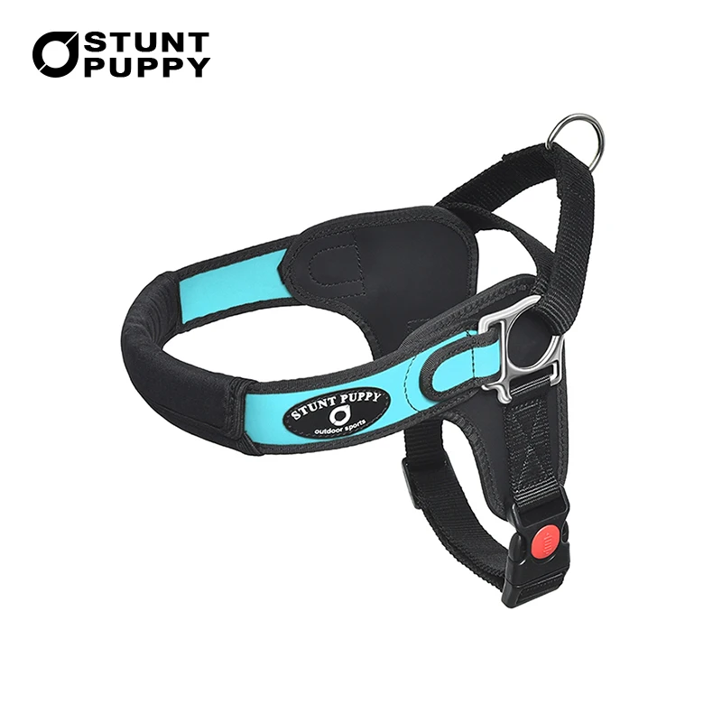 Stunt Puppy Шлейка-жилетка для собак кожаный поводок средних и больших питомцев