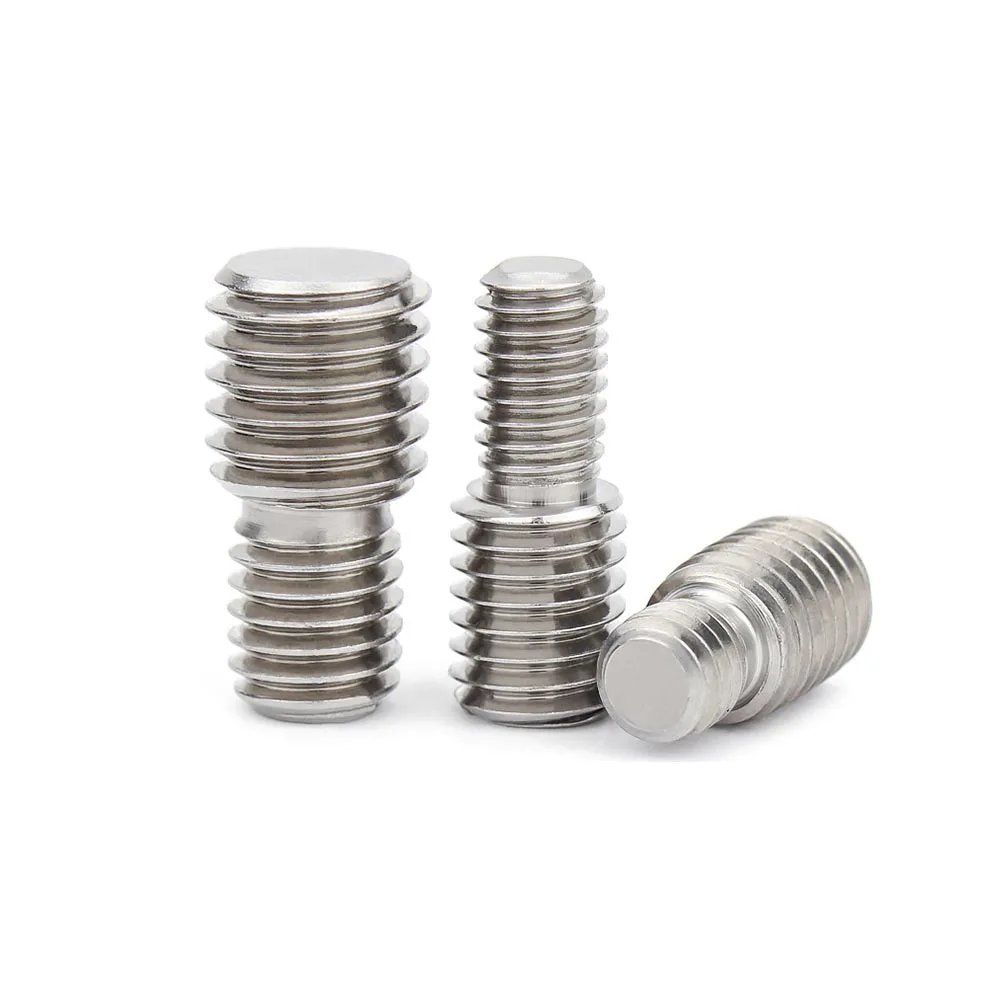 

1/5pcs Male to Male M3 to M4 to M6 to M8-20 304 A2 Stainless Steel Thread Adapter Outside Thread Double Head Transfer Screw Bolt