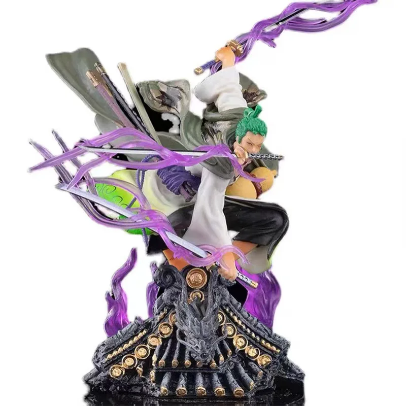 

One piece 20cm super hot blooded animation Roronoa Zoro Monkeydluffy Japanese style country model PVC