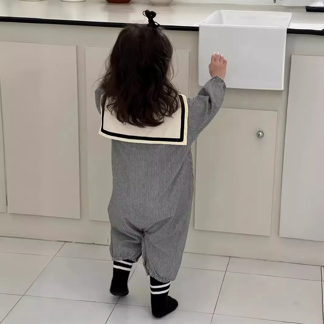 Новинка Осень 2024 комбинезон для девочек детская одежда в Корейском стиле детские