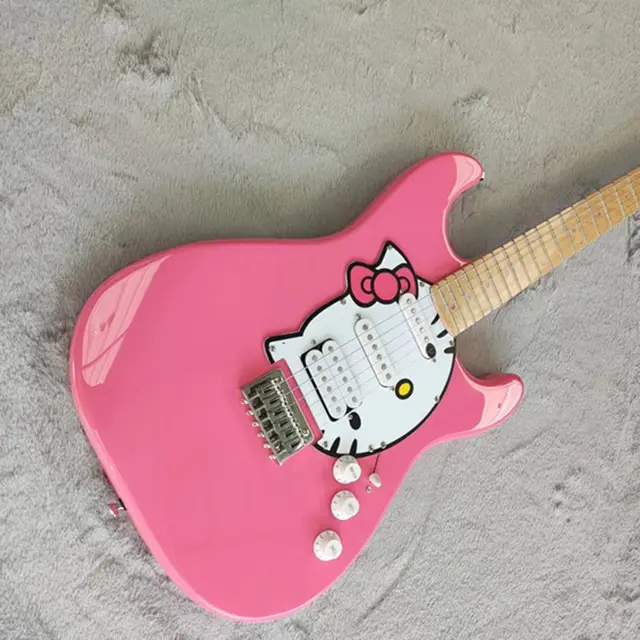 Squier hello Kitty Stratocaster