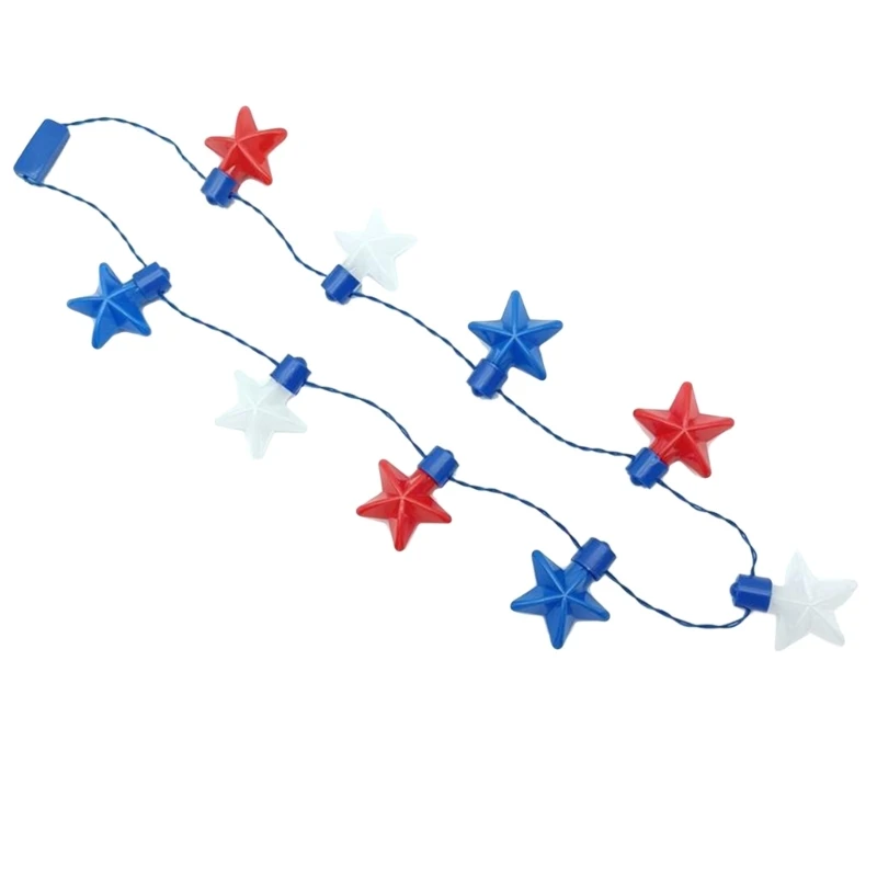 

Christmas Light Necklaces LED Light Bulb Necklace Blinking Holiday Lights Necklace For Adults Kids Christmas Party Favor