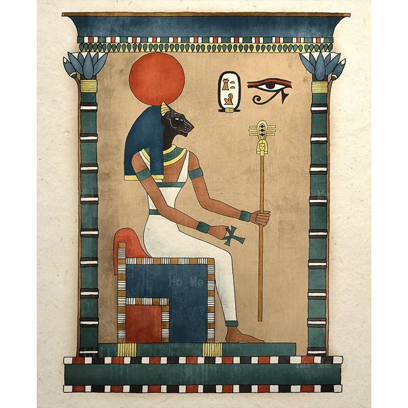 

Египет Мускат богиня Bastet кот Бог в древней египетской мифологии холст настенное искусство от Ho Me Lili для декора гостиной