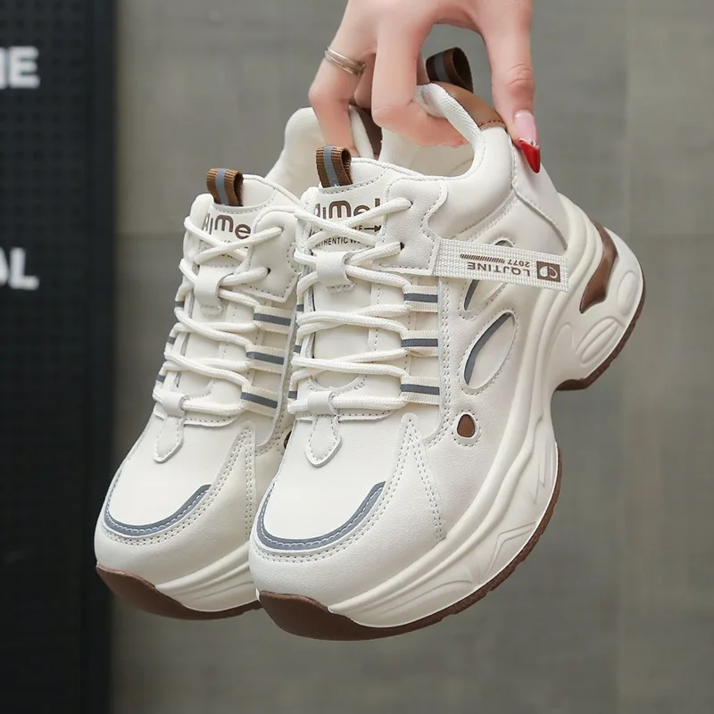 Новинка 2024 женские кроссовки дышащая женская спортивная обувь на массивной