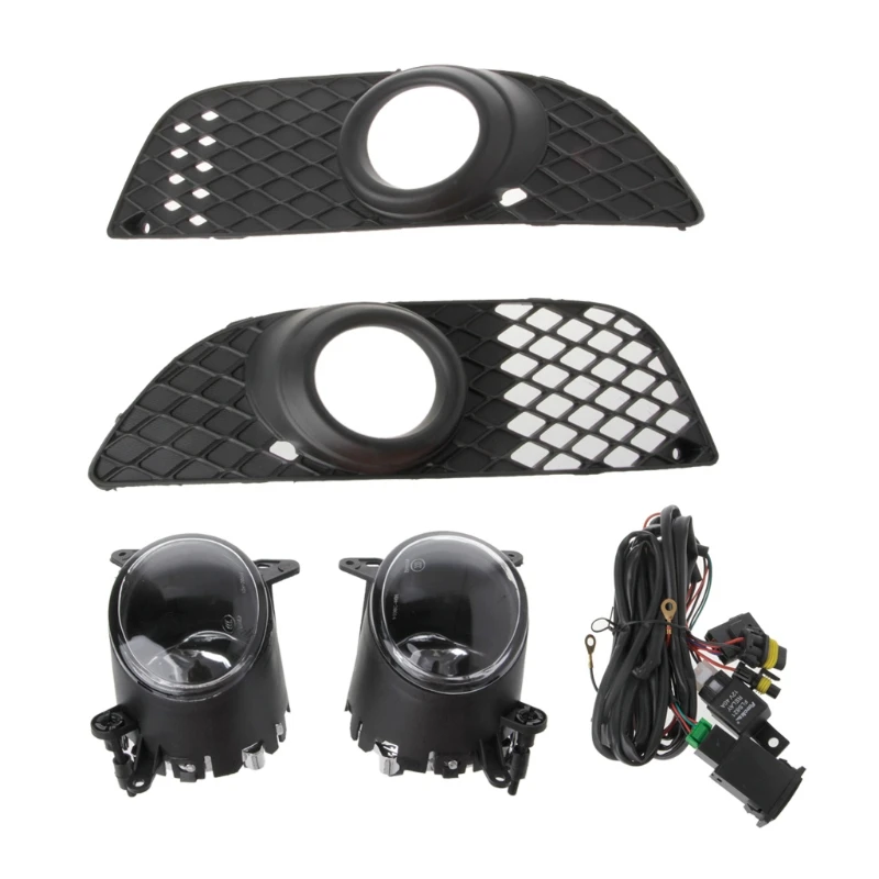 

Car Fog Light for Mitsubishi Lancer Front Bumper Grille Switch+Wiring Fog Light drop shipping
