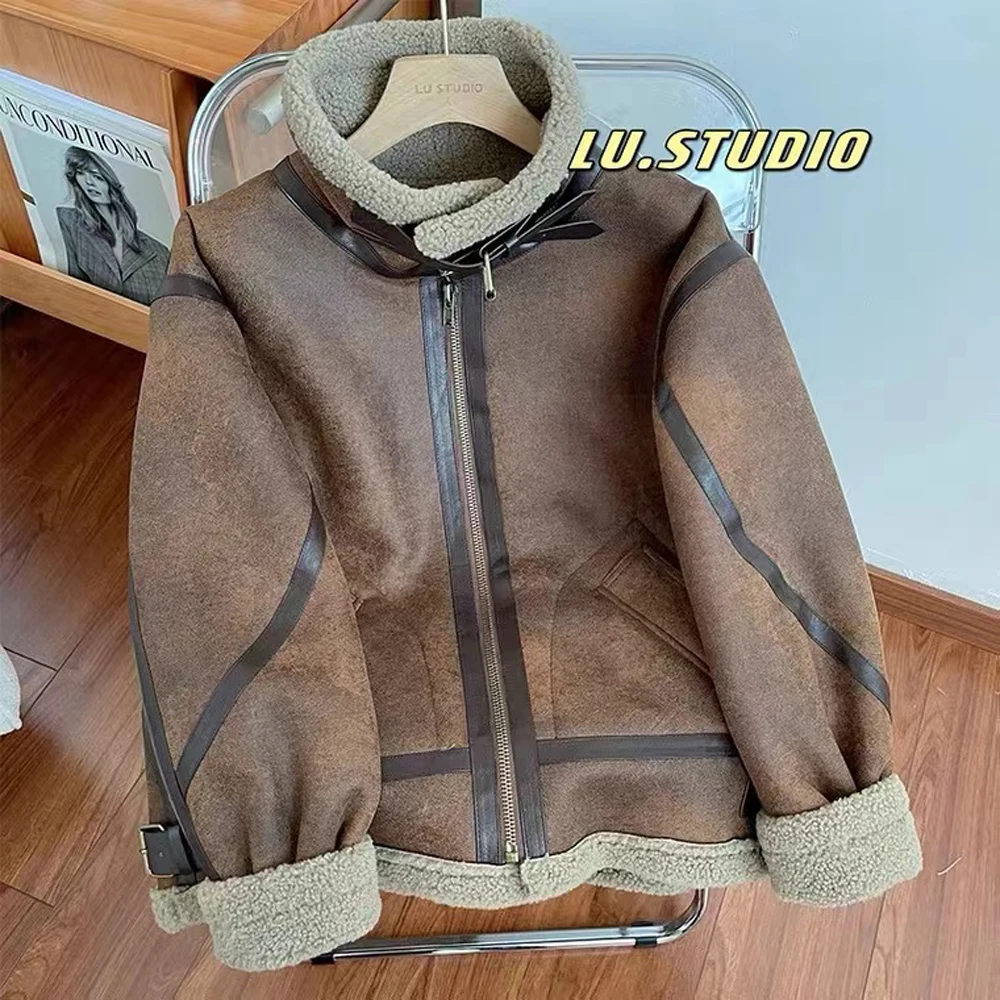 

Мужская зимняя куртка из искусственного меха, размеры до 5XL