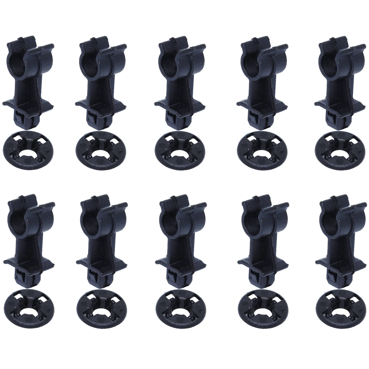 

10 комплектов зажимов держателя капота для Nissan Juke Qashqai Dualis J10 Navara Pathfinder XTrail teаналиаф Rogue Sentra 65722EB300