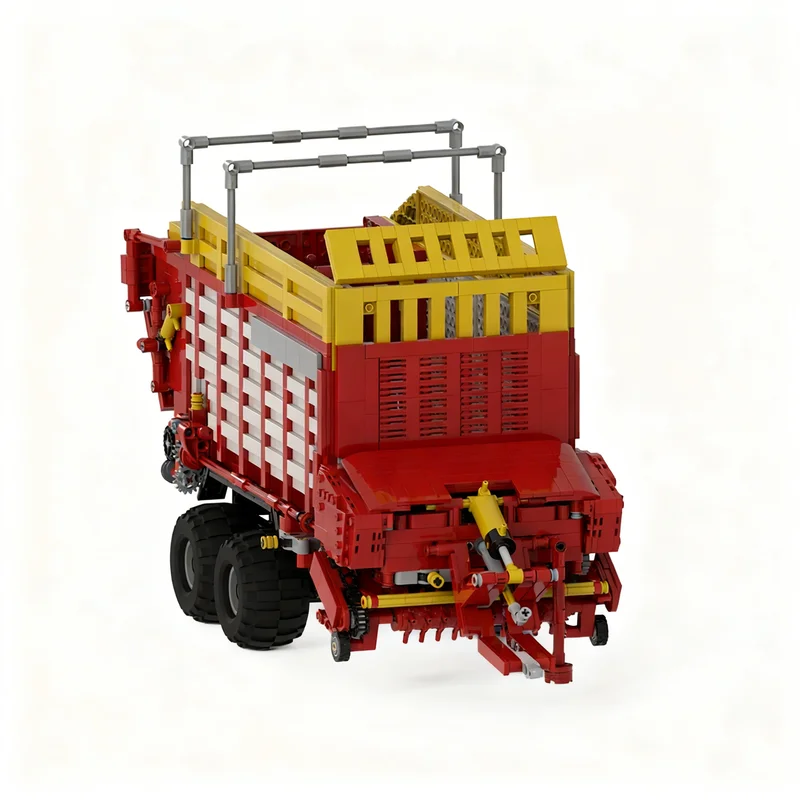 2288 деталей MOC Pottinger Faro: Техническая модель транспортного вагона для заготовки силоса, конструктор, 3D-модель, рождественский подарок (art.: 3920dcdc8550c) - 3920dcdc8550c