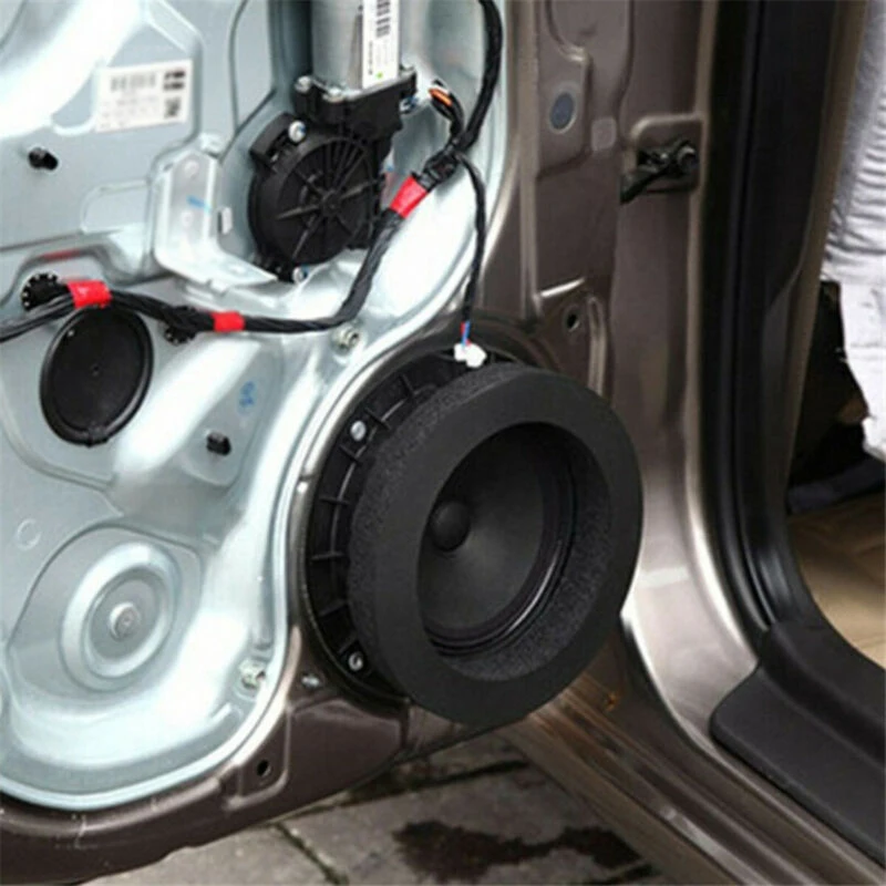 

Mouldings Soundproof Rings Replacement Trim Woofer 4Pcs Door Insulation