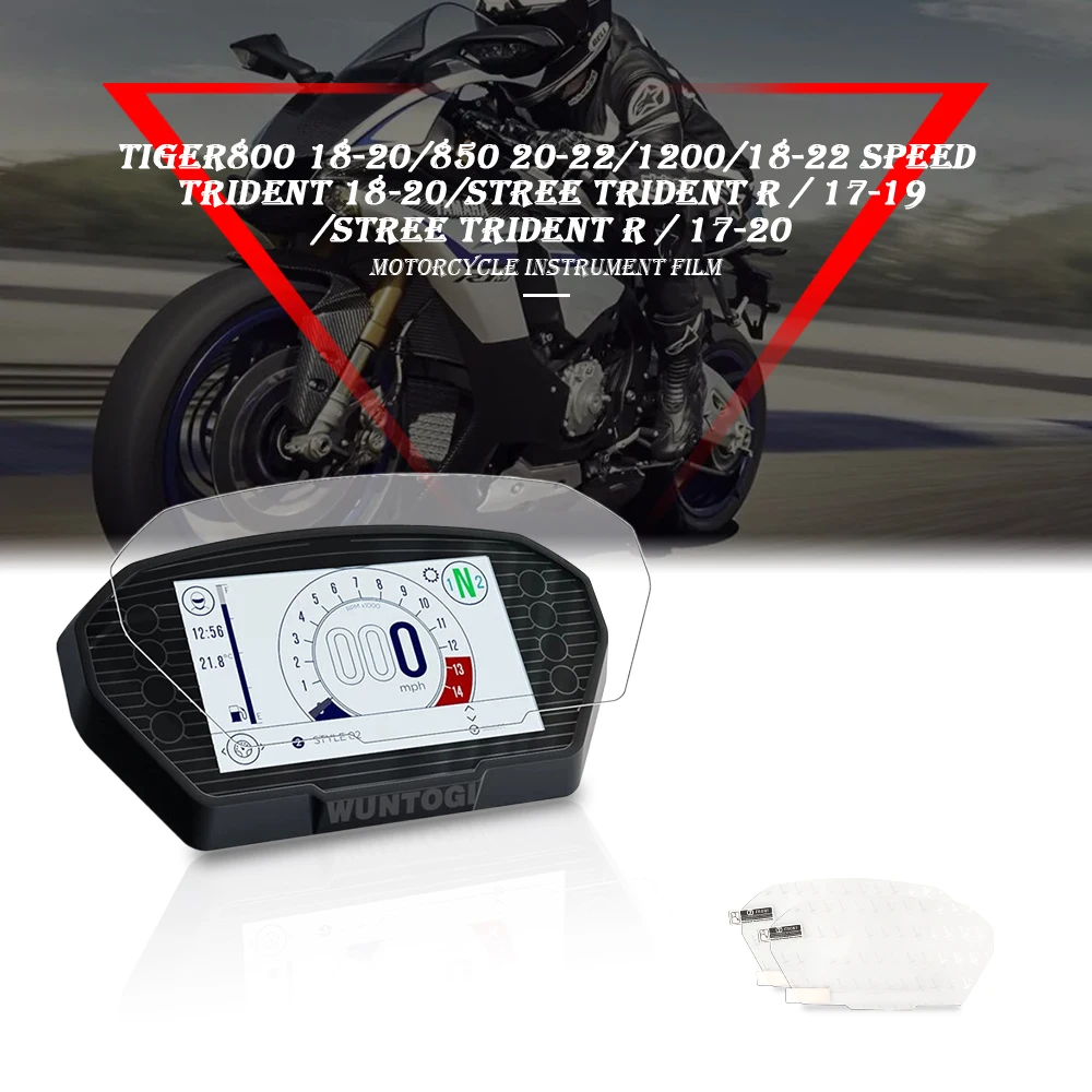 

For Triumph Tiger 800 2018-2020 850 2020-2022 1200 18-22 Motorcycle Accessories Cluster Scratch Protection Film Screen Protector