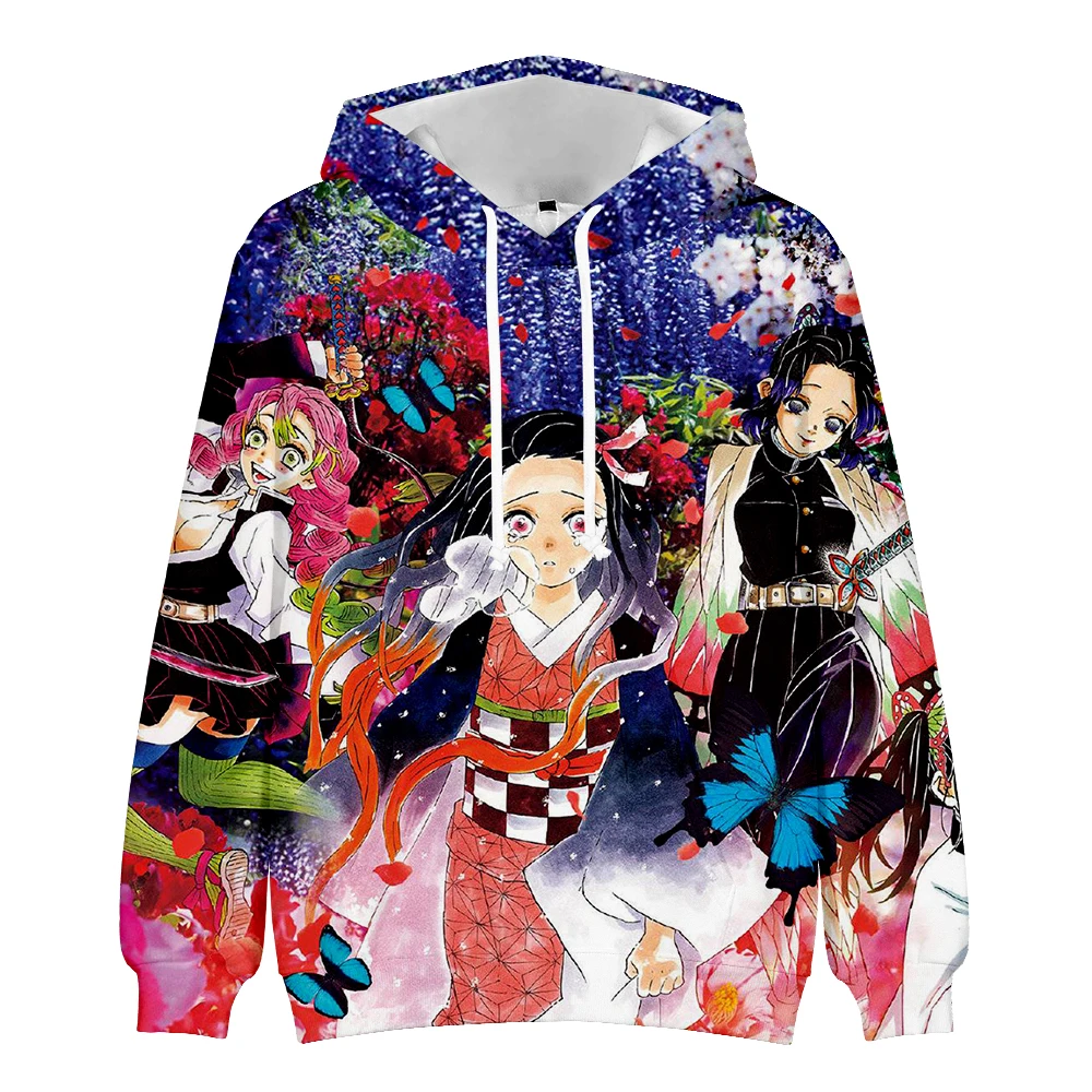 

Anime Demon Slayer Kimetsu no Yaiba 3D Printed Hoodies Men Women Hoodie Harajuku Sweatshirts Boys Girls Tracksuits Clothes