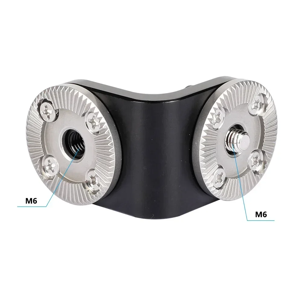 Разъем для удлинителя с двумя розетками ARRI центральной резьбой M6 и регулируемой