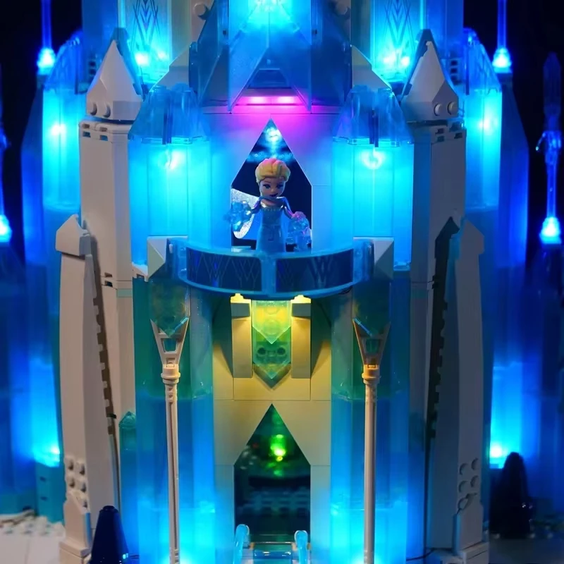 Фотообои с радиоуправлением для конструктора LEGO 43197 ледяной замок (только