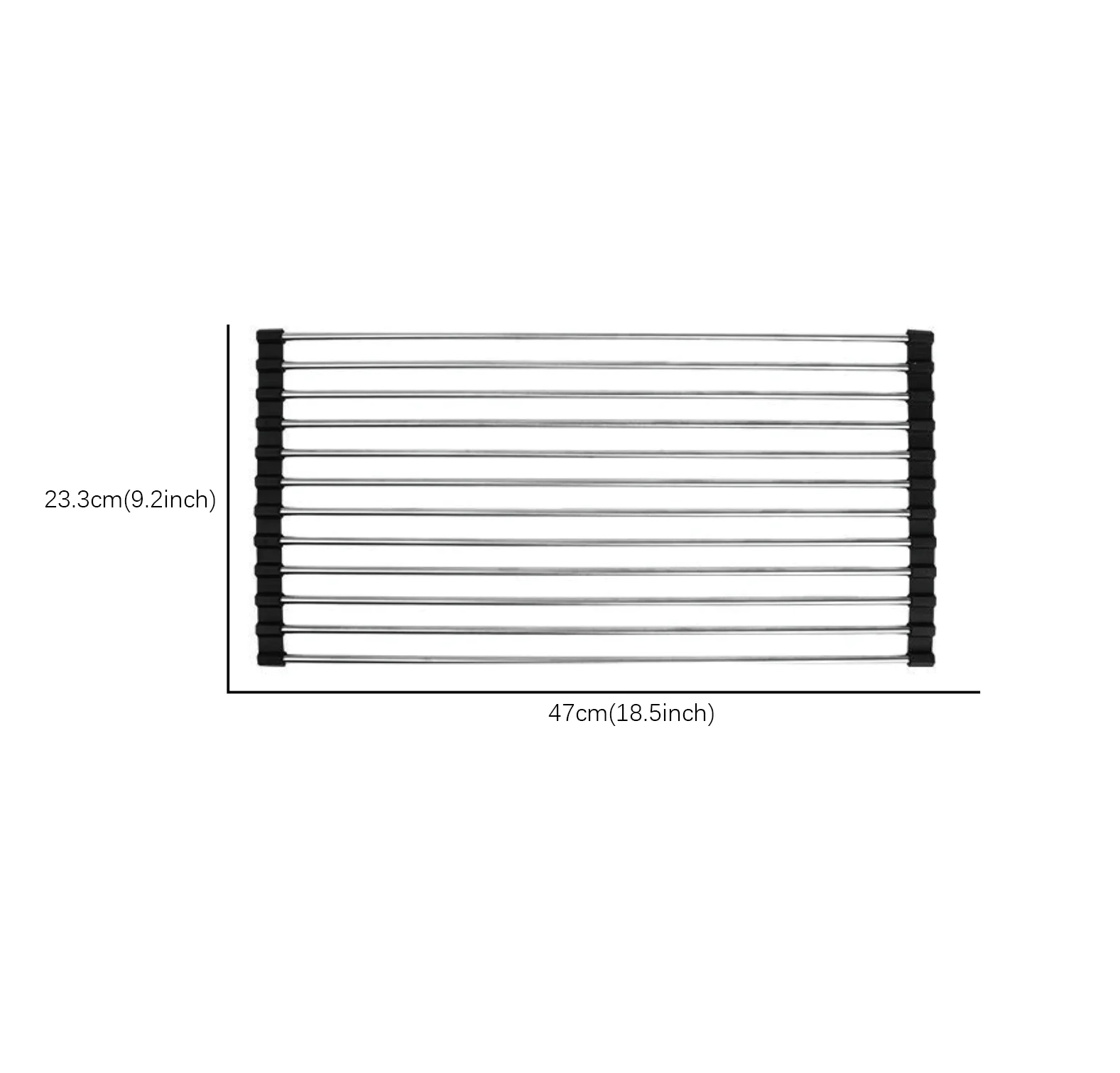 Сушилка для посуды над раковиной свернутая сушилка кухонная полка складная из