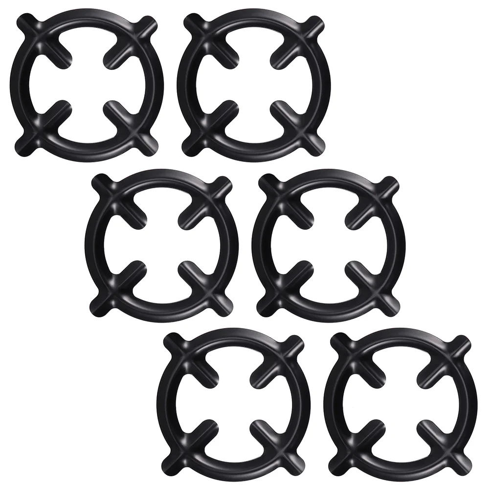 

6 Pcs Gas Ring Reducer Bracket Stover Holder Hob Pot Burner Grates Stand