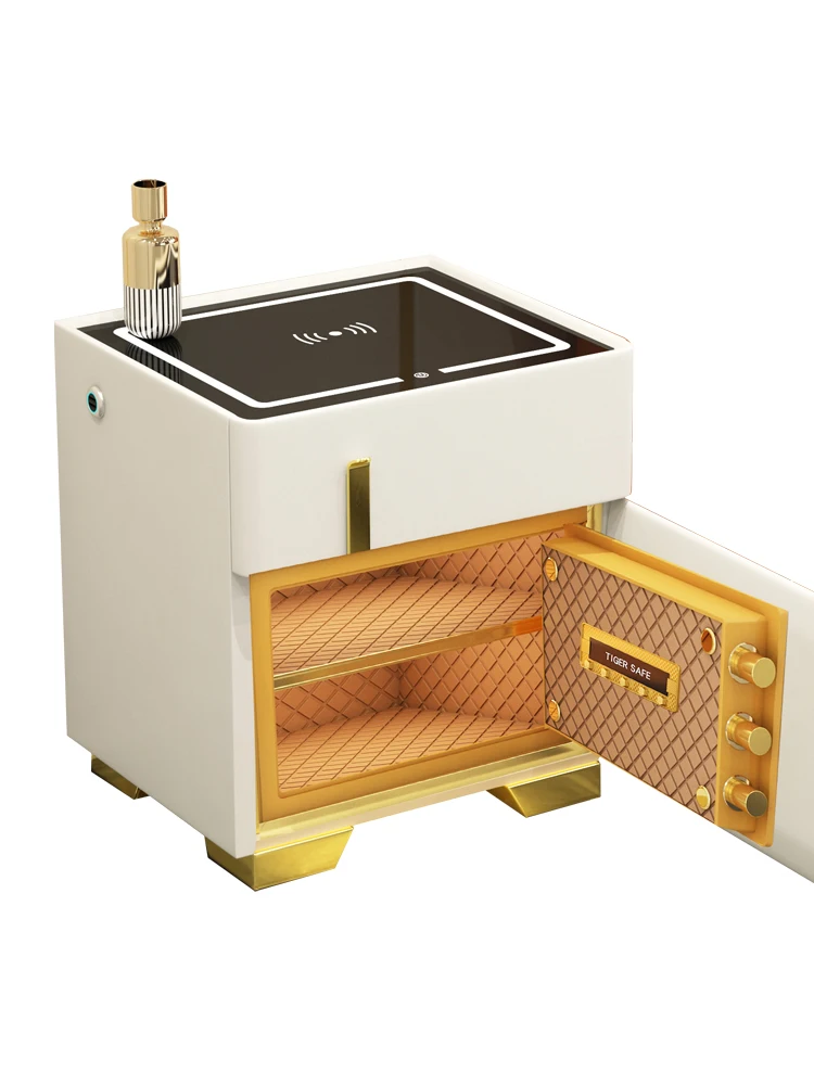 

bedside cabinet type safe integrated fingerprint password intelligent anti-theft light luxury Italia