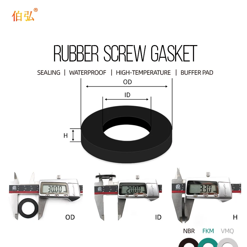 Bm6 оптовая продажа плоская прокладка скидка кольцо M6 Нитриловое Силиконовое