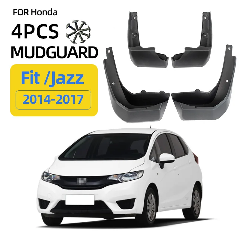 Брызговики для Honda Fit Jazz 2014-2017 брызговики крыло передних и задних колес