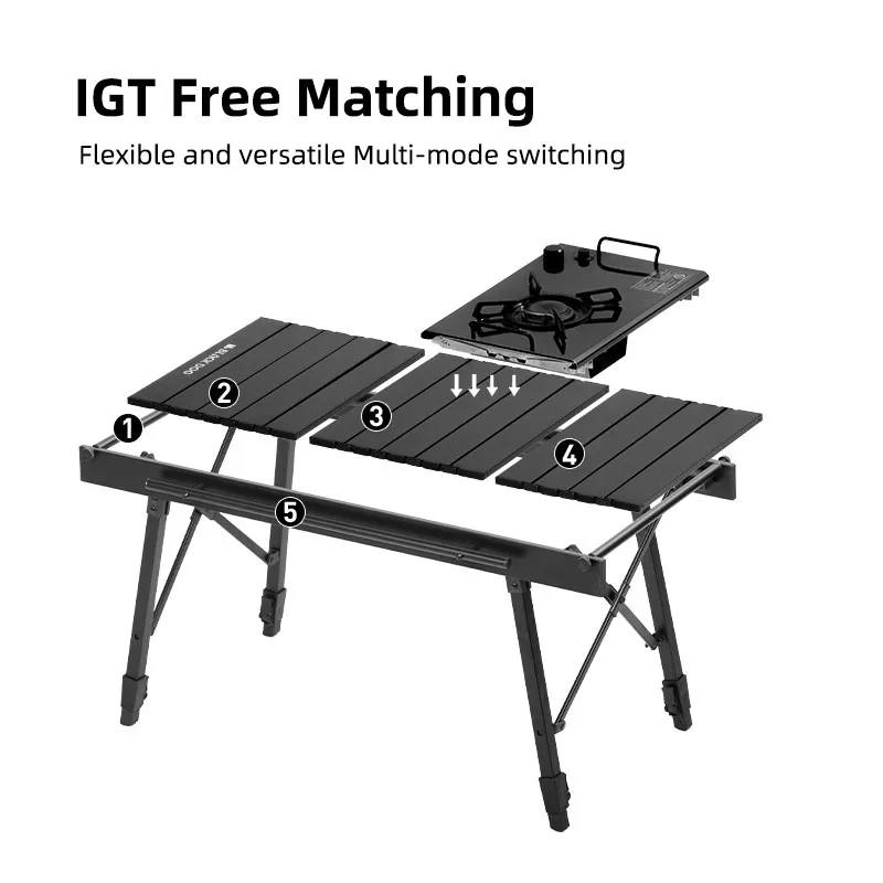 Blackdog Кемпинг Складной Съемный Стол IGT Многофункциональный Легкий Гриль