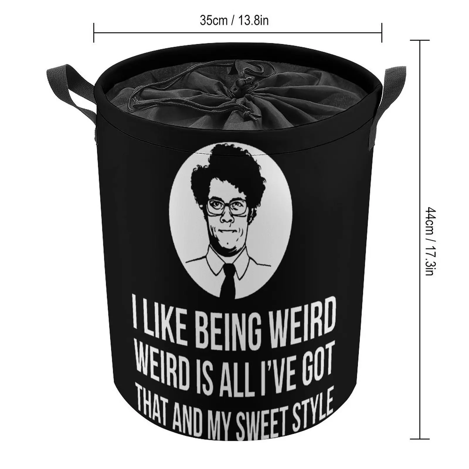 Морис мох мне нравится странная цитата коробка для хранения корзина белья