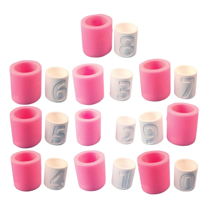 2023 Новый компактный номерной подсвечник силиконовая форма деликатный для