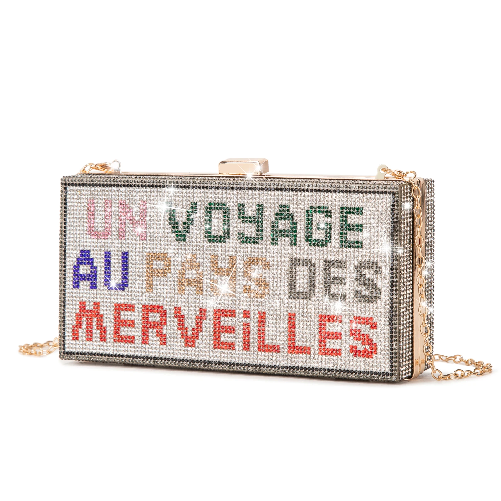 

Luxury Designer Rhinestone Bag Crystal Purses and Handbags Diamond Party Wedding 2022 Evening Bag Clutch Chain Ladies Hand Bags
