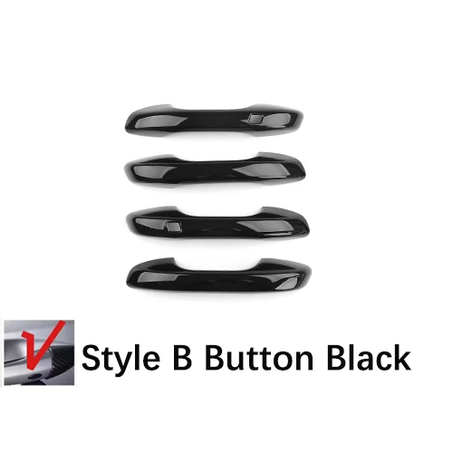 

Для Kia Sorento MQ4 2021-2026 углеродное волокно черный стиль внешние дверные ручки крышки дверная чаша левый/правый аксессуары