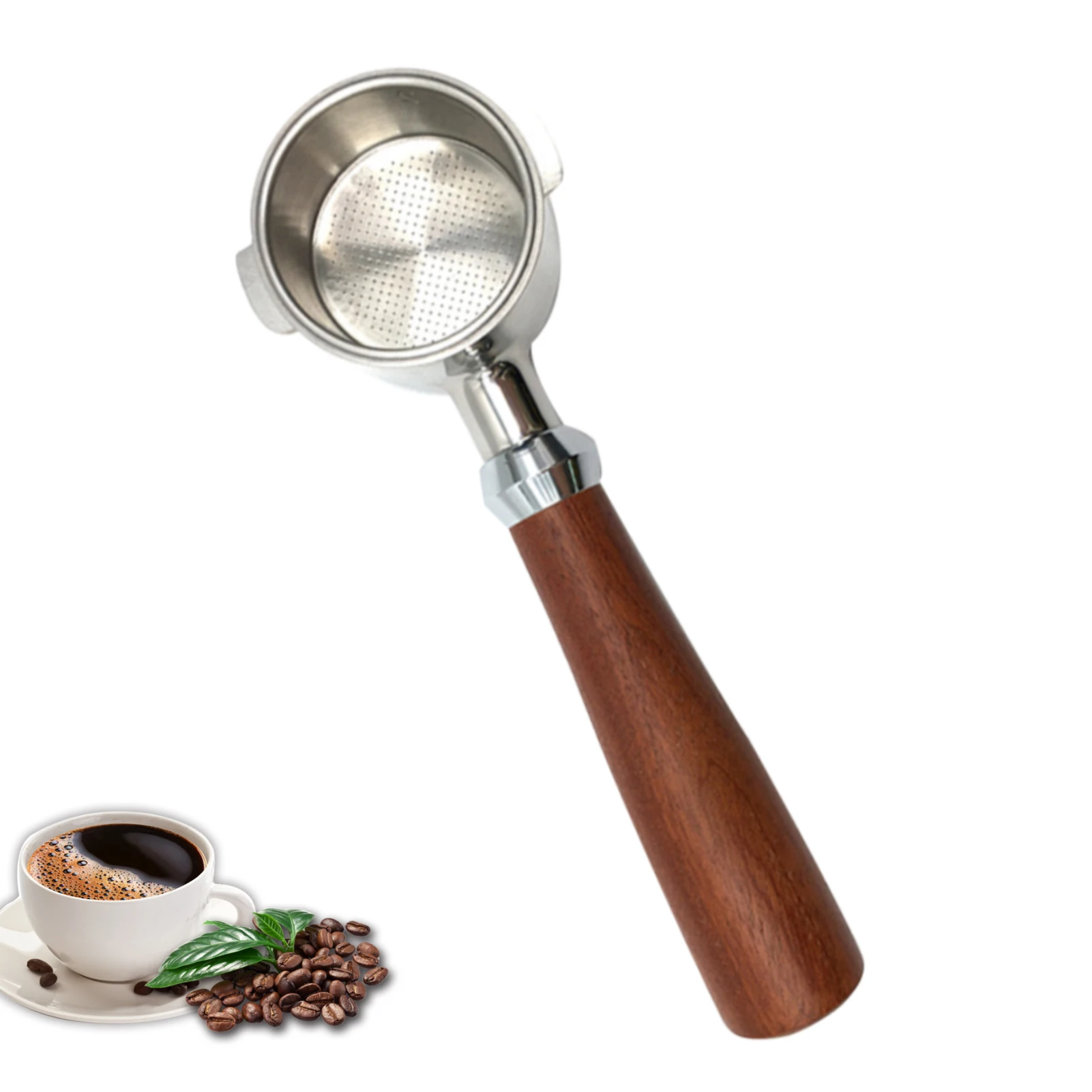 

51mm/2inch Detachable Tool Home 2 Ears Ergonomic Machine Coffee Bottomless Portafilter Fine Mesh Professional Gift