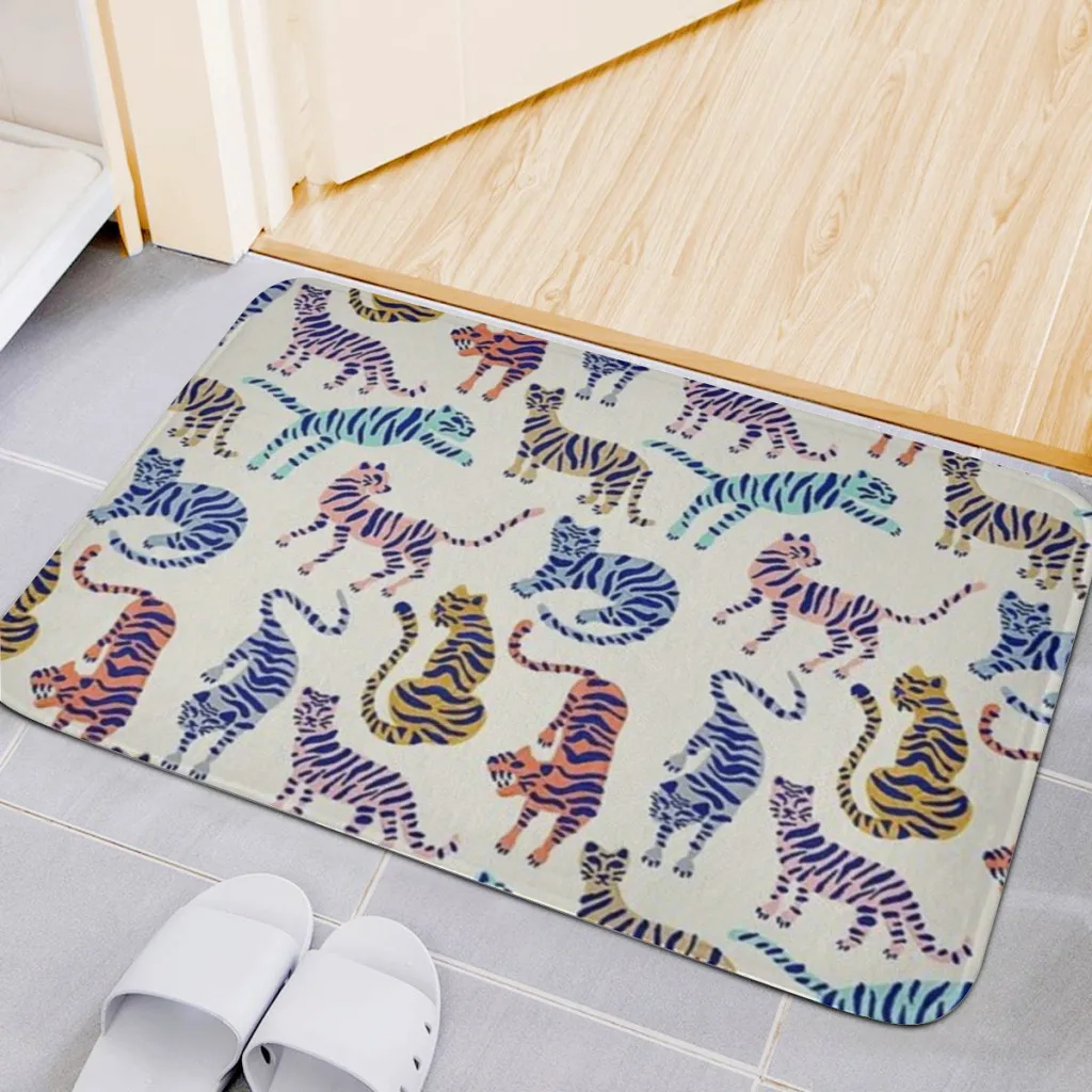 Коллекция Tiger-палитра Индиго простой кухонный коврик коврики для ног гостиной