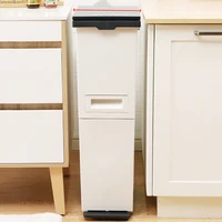 Big Modern Trash Can Dry Wet Esprit Eco Friendly Recycle Rubbish Bin Kitchen Bag Dispenser Casa Inteligente Home Appliance