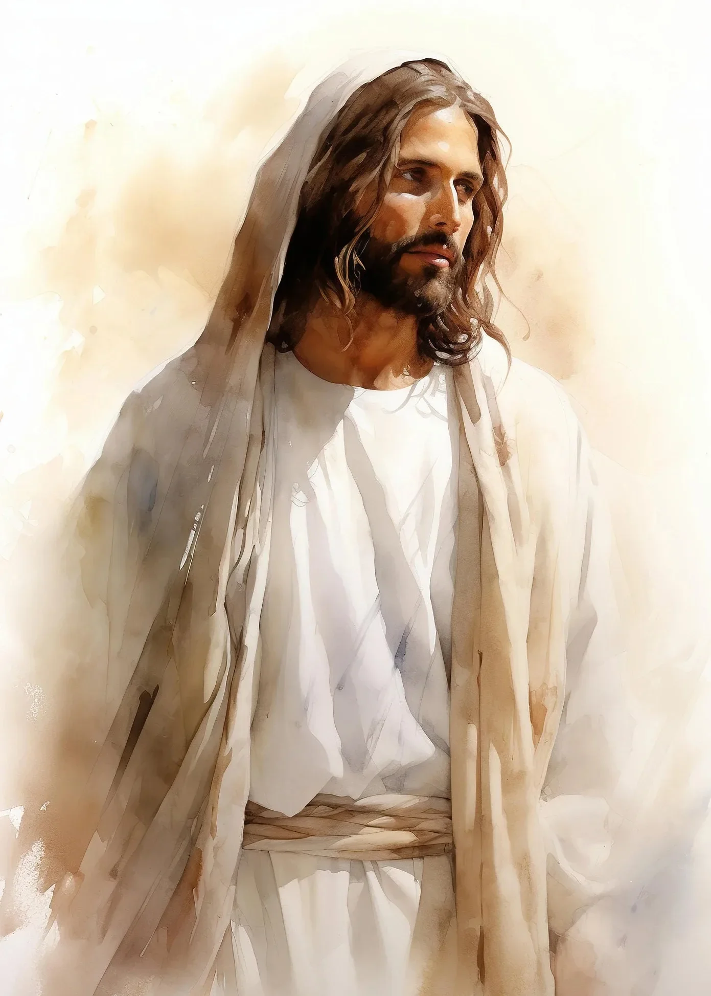 

Иисус Ходит По Воде Постер Акриловая Живопись Христианская Настенная Живопись Печать На Холсте Домашний Декор Без Рамы Вертик...